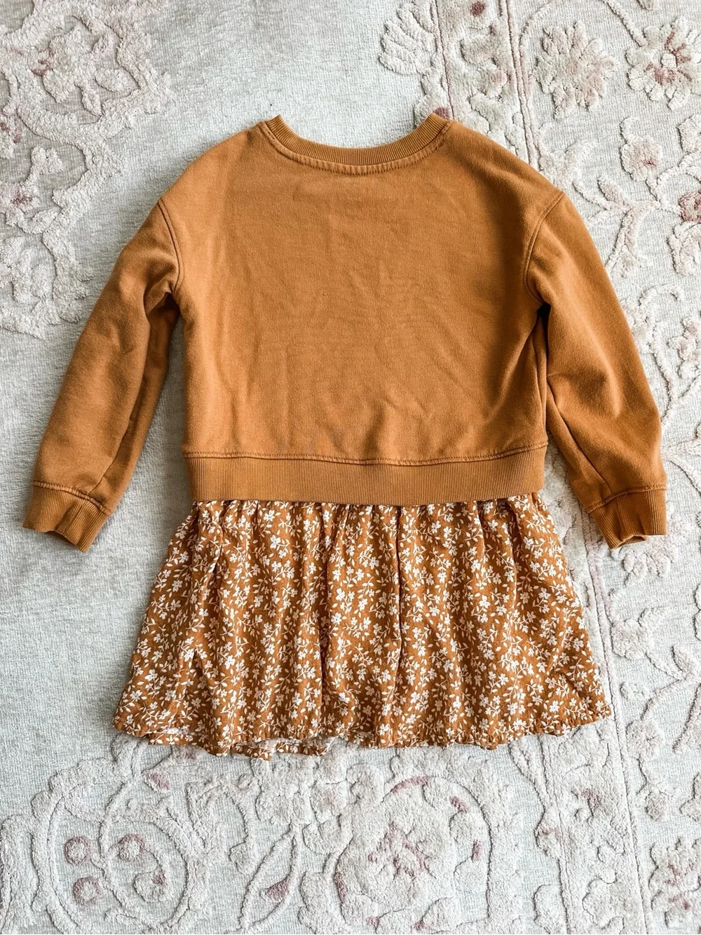 Floral Sweatshirt Dress 5T